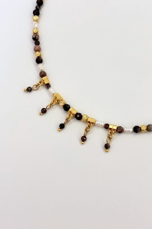 Terra Perla No:1 Altın Kaplama Kolye