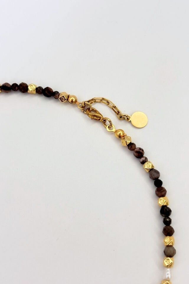 Terra Perla No:1 Altın Kaplama Kolye