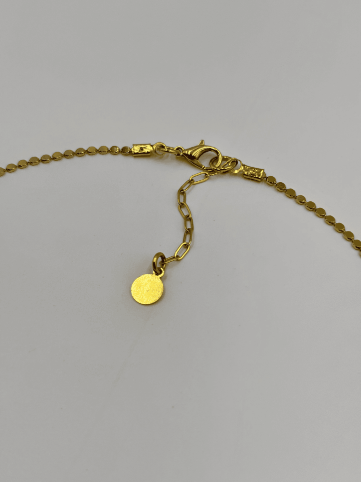 Leaf & Pearl No:1 Altın Kaplama Kolye