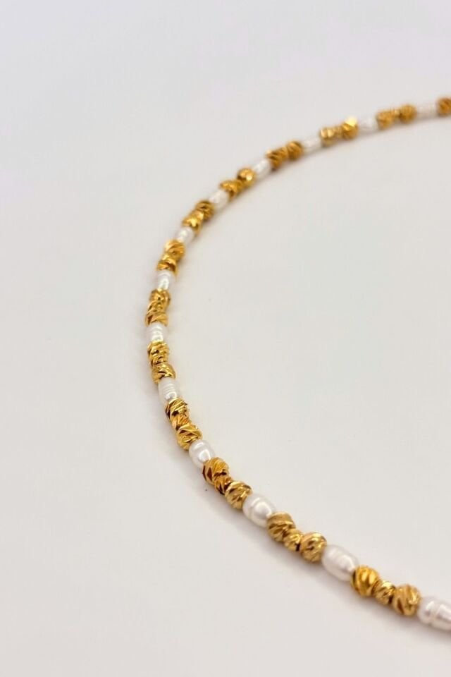 Rose of Tides No:1 Altın Kaplama Kolye