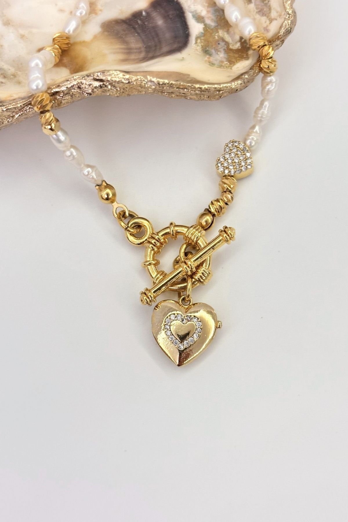 Souvenir Secret No:1 Altın Kaplama Kolye