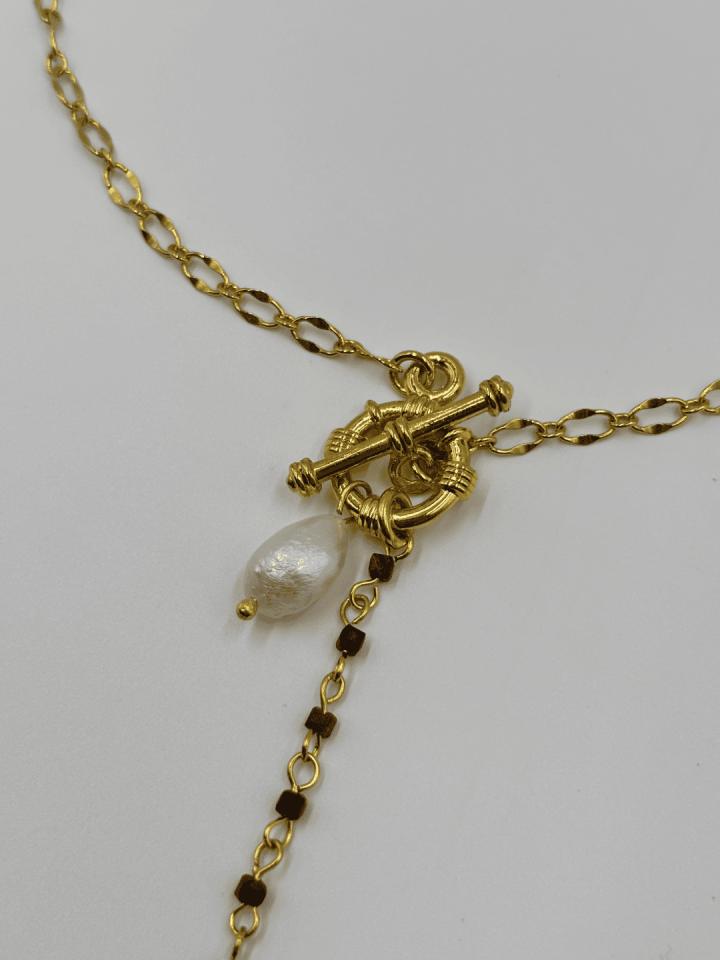 Pearl of Rebirth No:2 Altın Kaplama Kolye