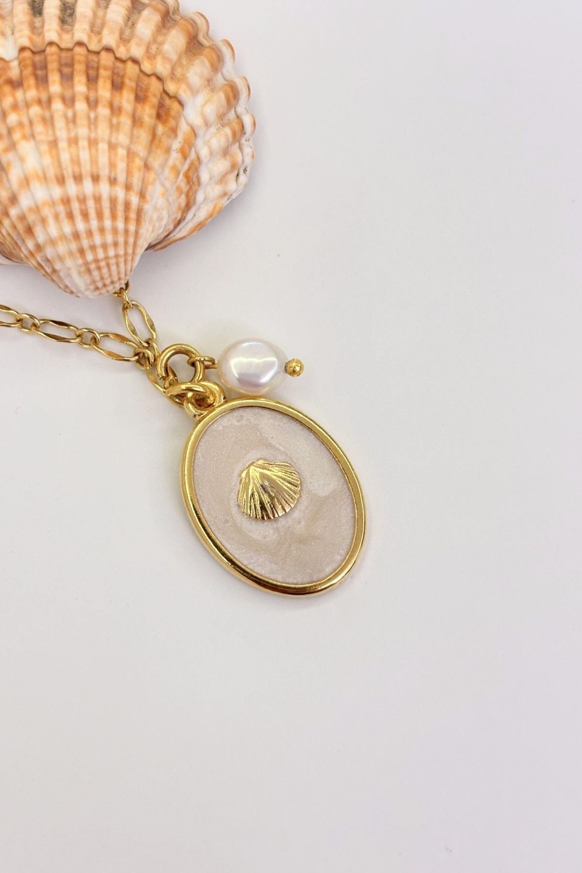 Seaborn Grace No:1 Altın Kaplama Kolye