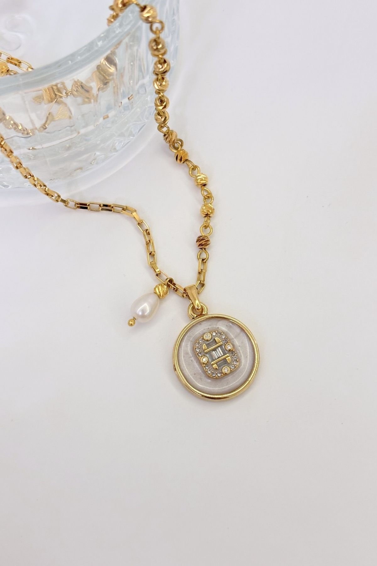 Heirloom Grace No:1 Altın Kaplama Kolye