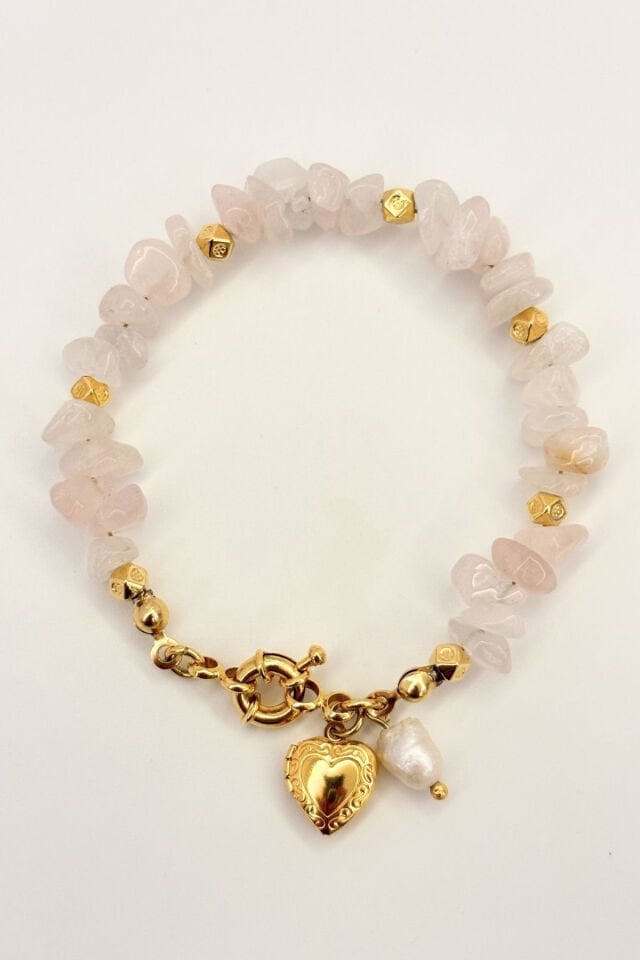 Rose Whispers No:1 Altın Kaplama Bileklik