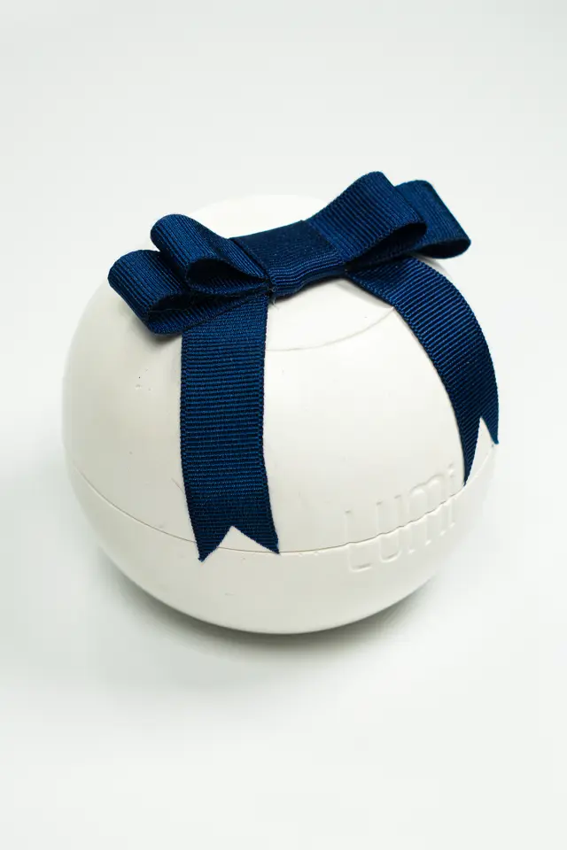 Lumi Frost – %100 Soya Wax Vegan Beton Mum (Beyaz Küre)