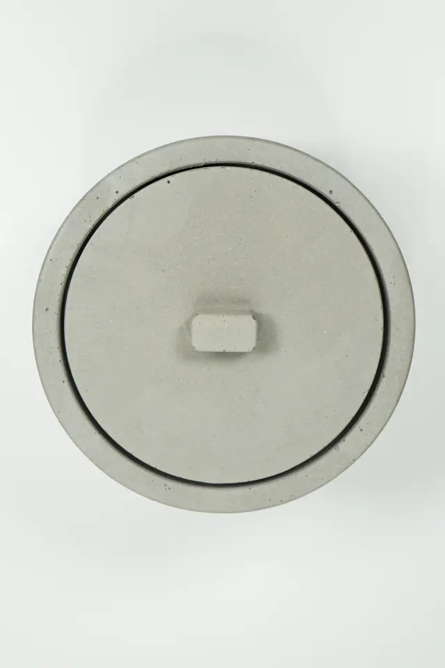 Lumi Inferno – Masaüstü Bacasız Beton Şömine + 1 L Bioethanol Hediye